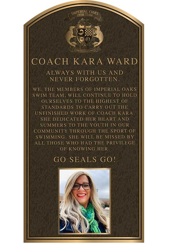 Personalised Metal Memorial Plaques With Personality